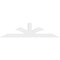 Ekena Millwork Richland Architectural Grade PVC Gable Bracket, 96"W x 24"H x 2"D x 6"F, 6/12 Pitch GBP096X24X0206RIC00 - alternate 5